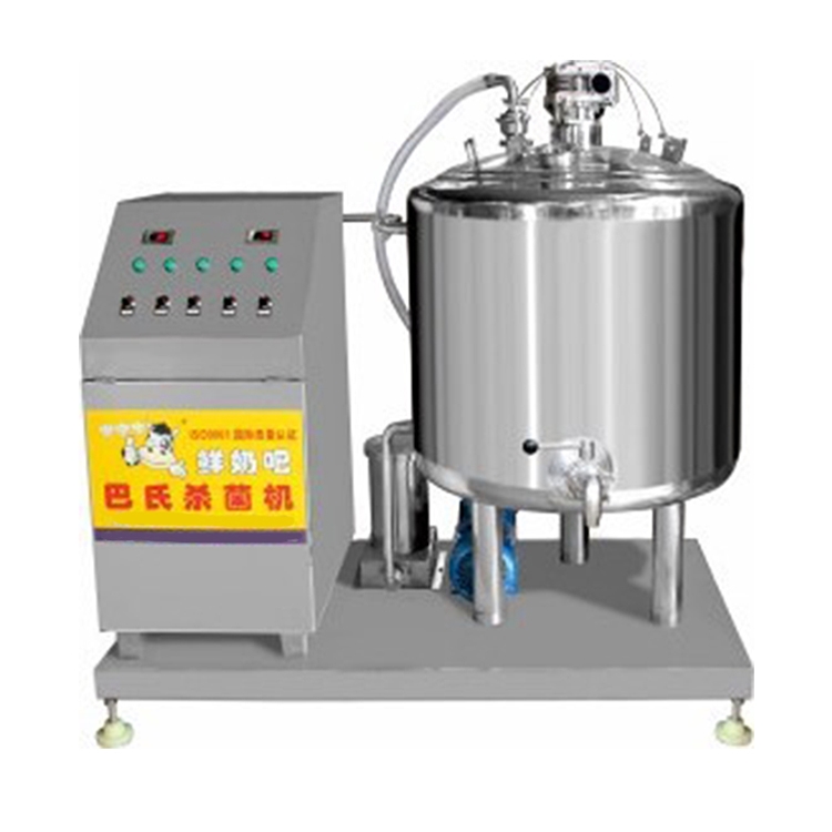 Single water tank type fresh milk pasteurization machine